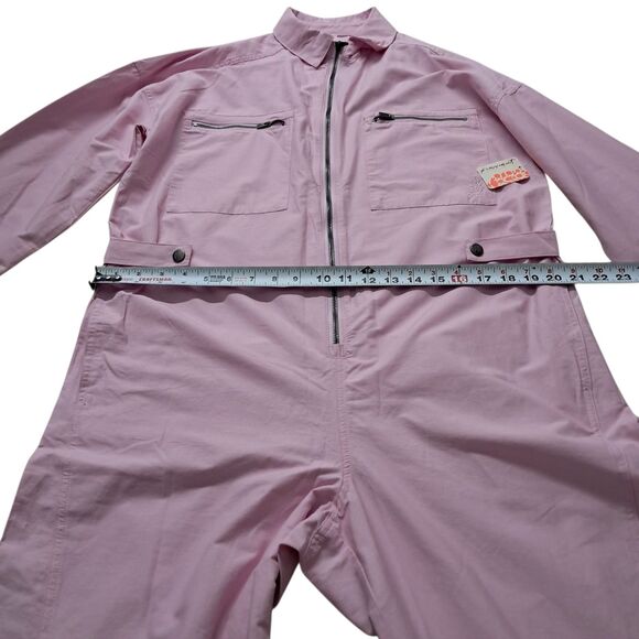 NWT Free People Movement Mesmerize Me Coveralls Jumpsuit Pink Rose Women's Small - Picture 11 of 13